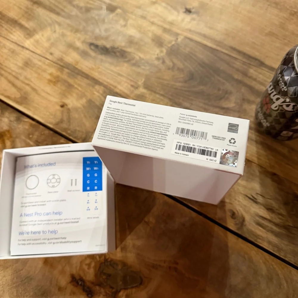 Google Nest Thermostat. Like new. Missing screws and wall plate. Cheap price!!